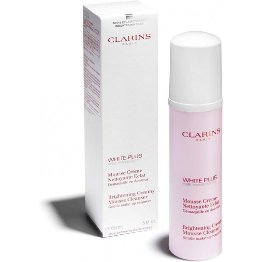 Clarins White Plus Pure Translucency Brightening Creamy Mousse Cleanser 150ml