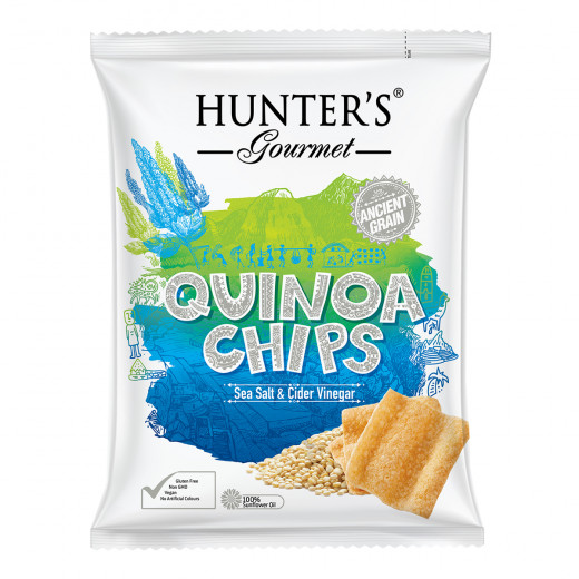 Hunter’s Gourmet Quinoa Chips- Sea Salt & Cider Vinegar (75gm)