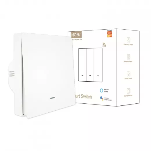 Moes Smart Switch 2Gang White EU Type