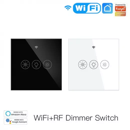 Moes WiFi Smart Light Dimmer Switch  Glass Touch Switch EU