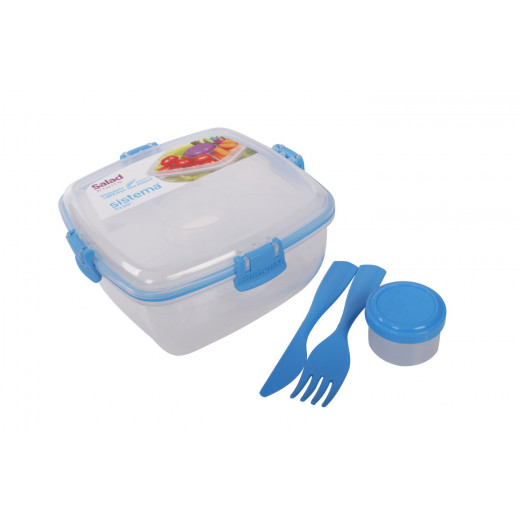 K Stationery | Lunch & Munch Lunch Box 1700 ml Blue Color