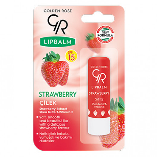 Golden Rose Golden Rose Lip Balm Strawberry Spf 15 4.6g