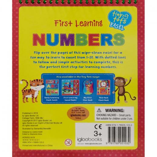 First Learning Numbers (Tiny Tots Easels) - with Fun Flip-over Pages and Stand