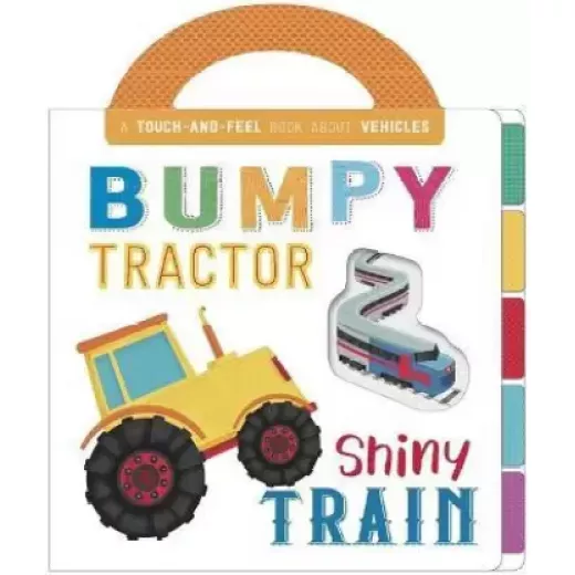 Crry T&F book Vehicules - bumpy tractor , shiny train -