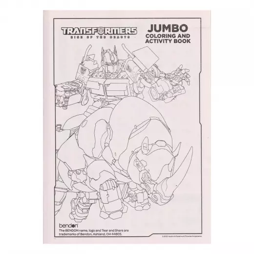 Transformers Coloring Book