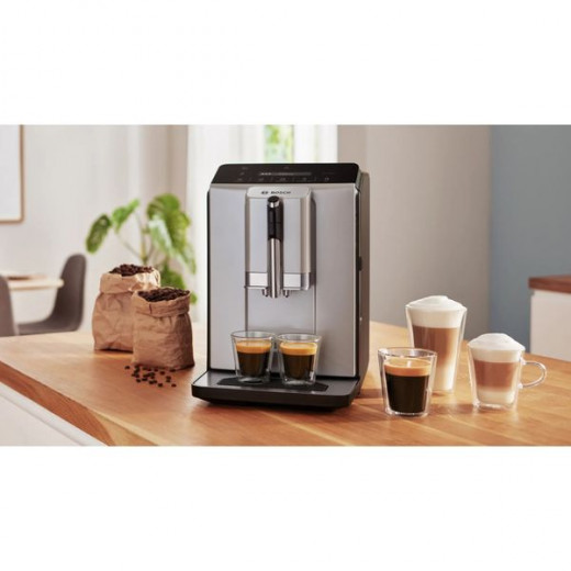 Bosch Fully Auto Espresso-Coffee Machine Diamond Titanium Metallic 1300W