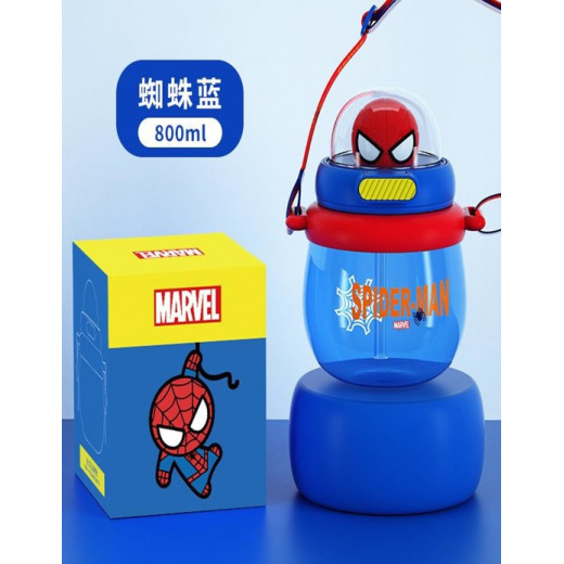 800ml plastic water bottle with straw