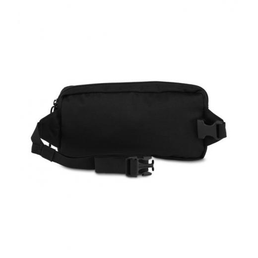 JanSport Waisted Fanny Pack in Black Ballistic Nylon