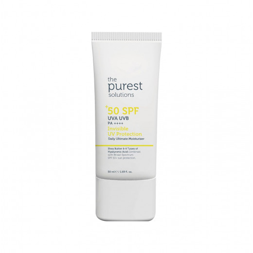 The Purest Solutions Invisible UV Protection Daily Ultimate Moisturizer Spf 50+, 50 Ml