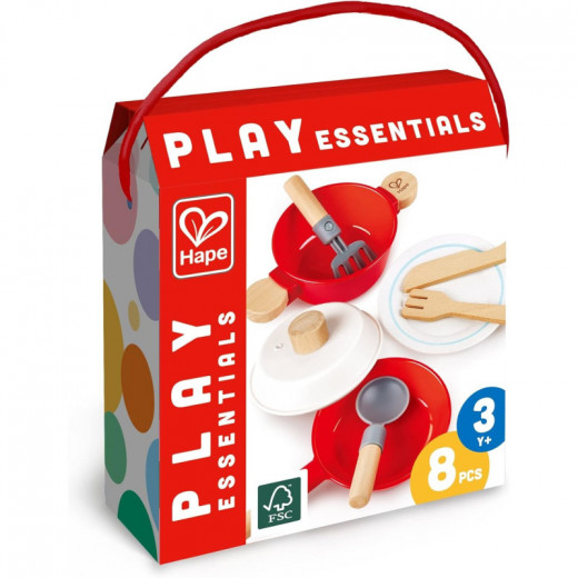 Hape Play Essentials: Kitchen Playset: Little Chef Cook & Serve