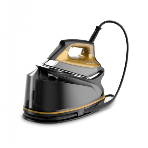 Rowenta DG7644F0 Compact Steam Pro Iron with steam boiler - gold/black