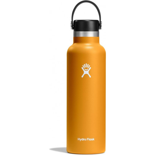 Hydro Flask 621 ml Standard Mouth Flex Cap Clementine Thermo Bottle  Fossil