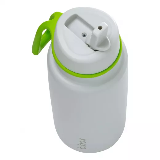 B.box 1l Insulated Flip Top Drink Bottle -Lime Time