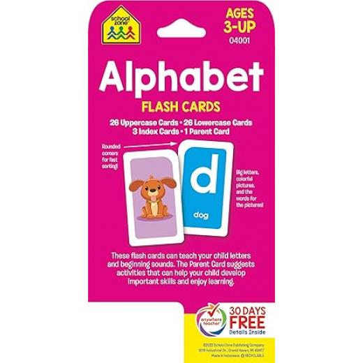 Alphabet, Flash Cards for Beginners