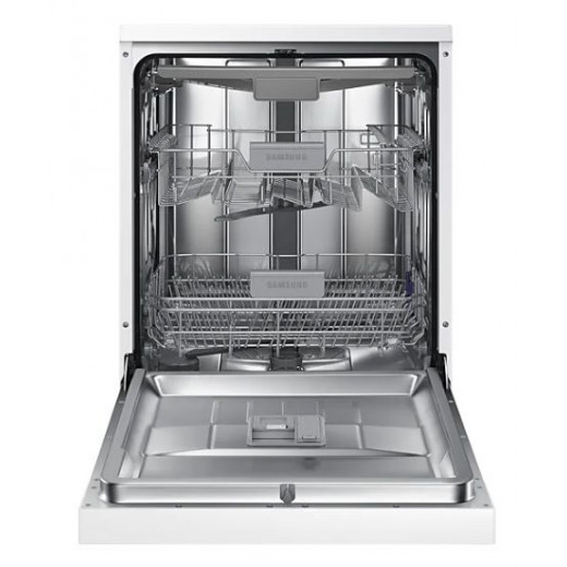 Samsung DW60M5070FW/FH Free Standing Dishwasher, 7 Programs, White