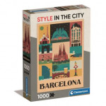 Clementoni Puzzle Style In The City - Barcelona - 1000 pieces