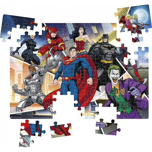 Clementoni Supercolor Dc Comics Justice League-104 Pieces