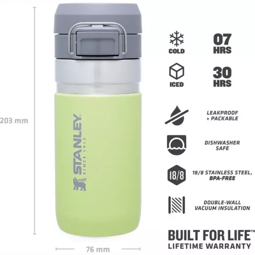 Stanley The Quick-Flip Water Bottle .47L / 16oz Citron color