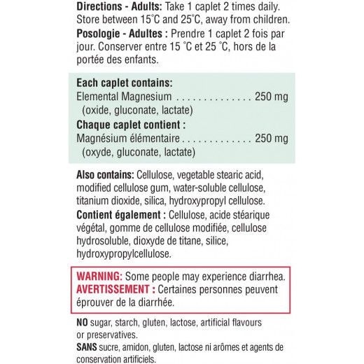 Jamieson Magnesium 250mg 90 Tablet