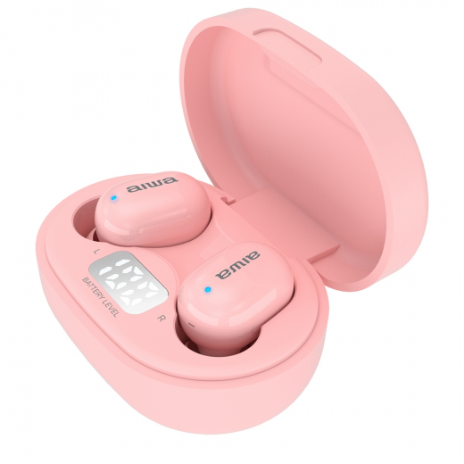 Aiwa Ebtw-150Bk True Wireless Earbuds pink