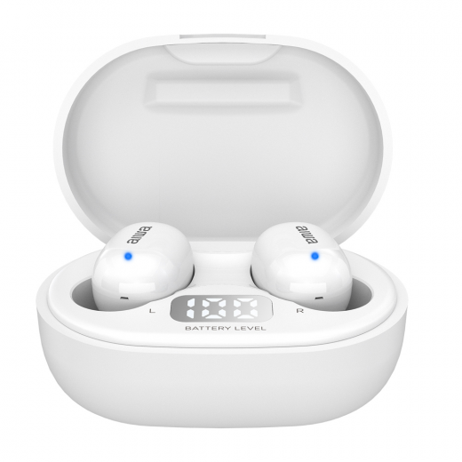 Aiwa Ebtw-150Bk True Wireless Earbuds white