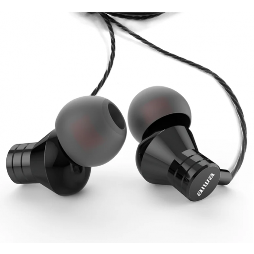 Aiwa Wired Earphones Black