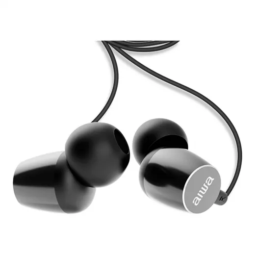 Aiwa In-Ear Wired Headphones Black