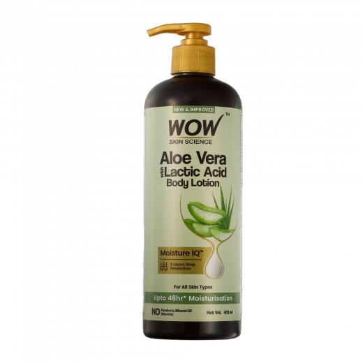 Wow Aloe Vera Body Lotion with LA 400ml 038