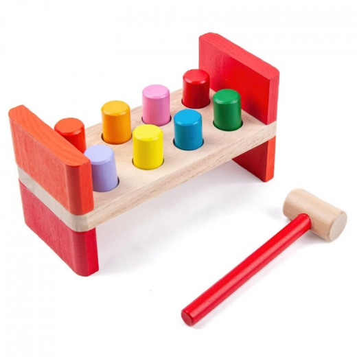 Wooden Peg Pounding Board