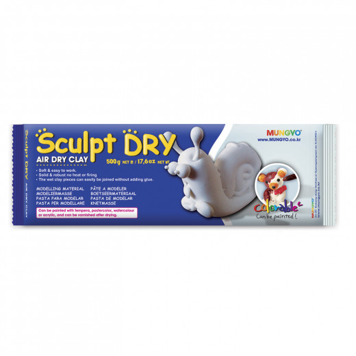 Mungyo Sculpt Dry Clay White 500g