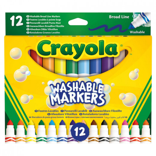 Crayola | Washable Felt-tip Pens, 12 pcs.