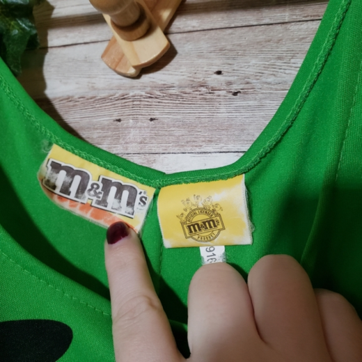 K Costumes | Halloween Costume | Green M&M Candy Dress