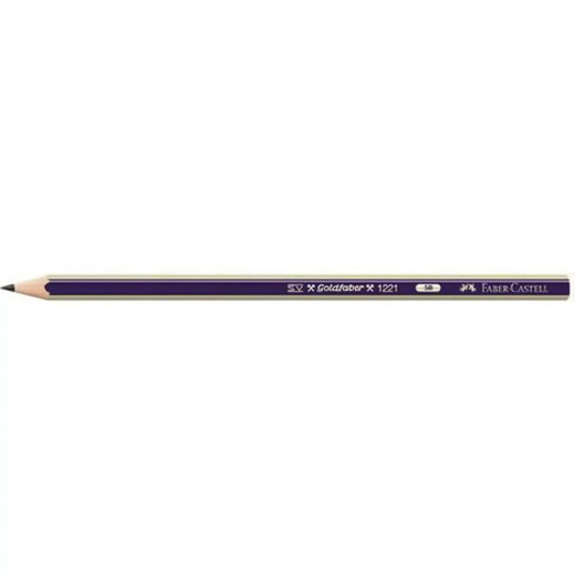 Faber Castell Graphite Pencil Goldfaber 1221, 5B one piece