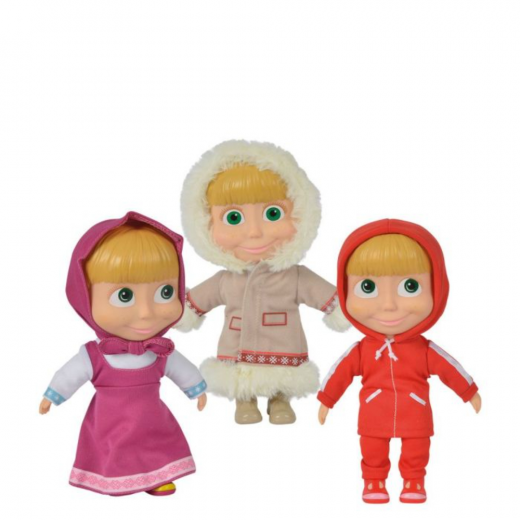 Simba | Masha Doll With Winter Clothes | 3 Models | 1 Piece