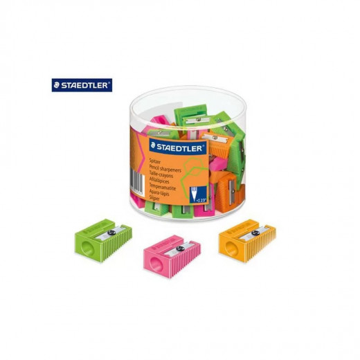 Staedtler - Plastic Pastel Sharpener - 3 Colors - 1 Piece