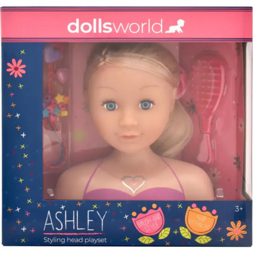 Dolls World | Styling Head Blonde Hair