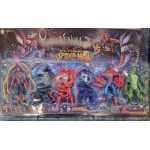 K Toys | Spiderman vs Venom figure set | 6 pcs