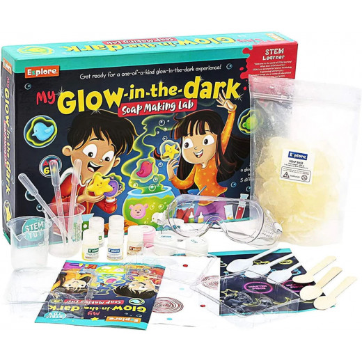 Play Craft | My Glow In Dark Soap Making Lab