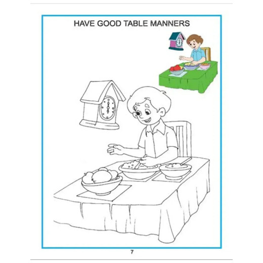 Dreamland Creative Coloring Book Good Manners