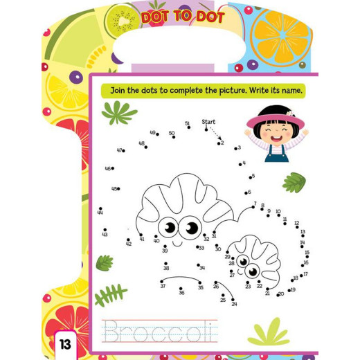 Dreamland | Write And Wipe Book | Vegetables | An Early Learning Book For Kids