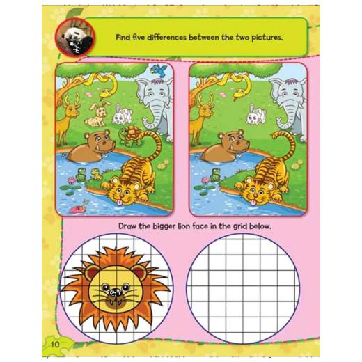 Dreamland Sticker Activity Book Jungle Animals