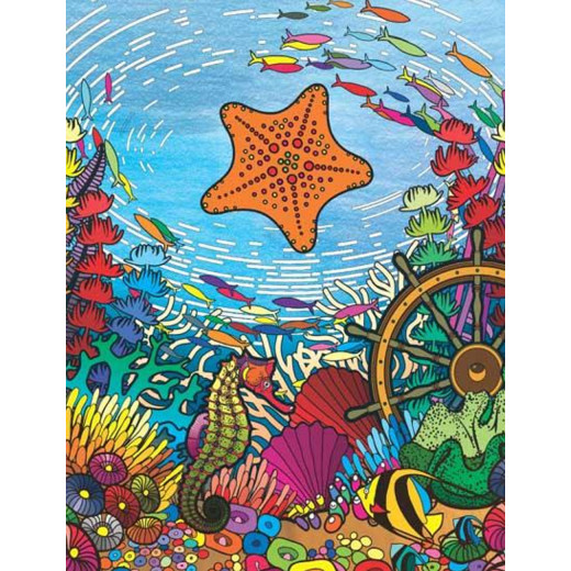 Dreamland | Extreme Copy Color | Sea World | A Drawing Painting & Colouring Book For Adults