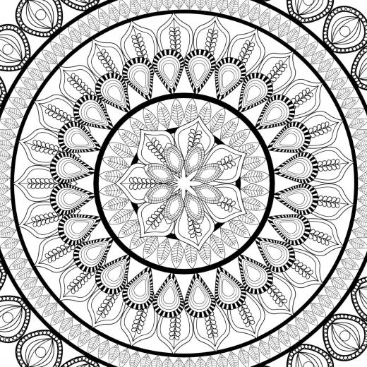 Dreamland | Refreshing Mandala | Coloring Book for Adults