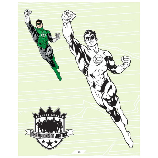 Dreamland Justice League Copy Coloring Book