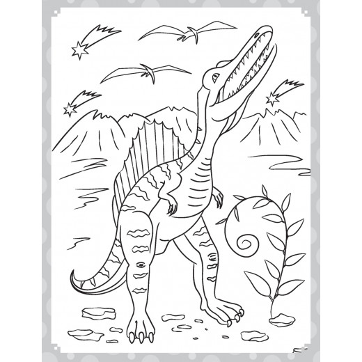 كتابي الممتع لتلوين الديناصورات - من دريم لاند