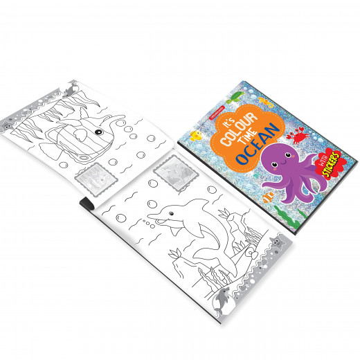 Dreamland | It's Color Time With Stickers | Ocean | An Activity Book For Kids