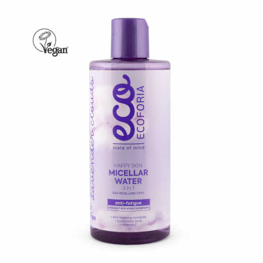 Ecoforia - Lavender Clouds Happy Skin Micellar Water 3 In 1 300 ml