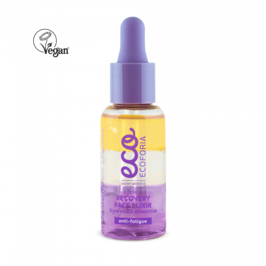 Ecoforia - Lavender Clouds 3-Phase Recovery Face Elixir 30 ml