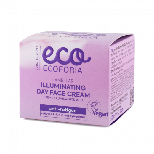 Ecoforia - Lavender Clouds Lamellar Illuminating Day Face Cream 50 ml