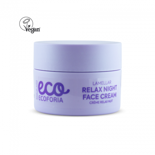 Ecoforia - Lavender Clouds Lamellar Relax Night Face Cream 50 ml